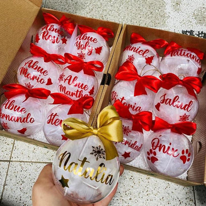 Bolas Navideñas (Personalizadas)